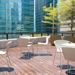 Serralunga Solea With Armrests (set Of 4 Pieces)