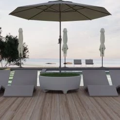 Serralunga Aqua Lounger (set Of 2 Pieces) Contract & Residential Furniture